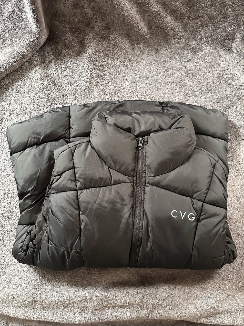 CVG Black Quilted Puffer Vest - Brand New, Never Worn!